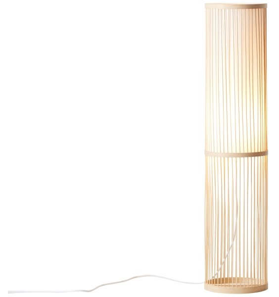 Brilliant - Stojací lampa NORI 1xE27/40W/230V bambus