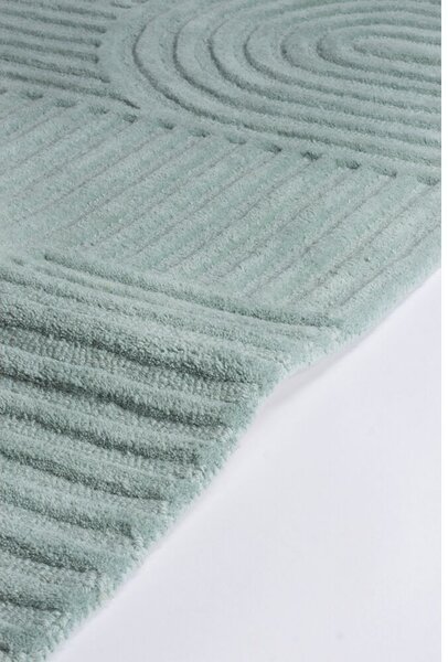 Flair Rugs, Kusový koberec Solace Zen Garden Duck Egg, 120x170, zelená, ložnice
