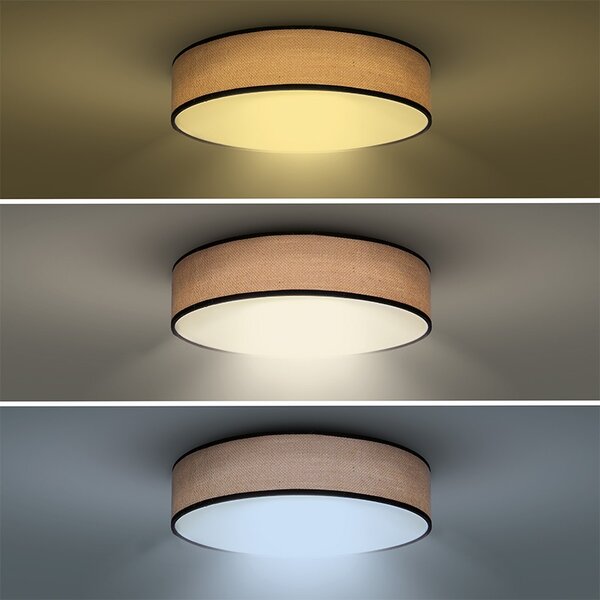 SOLIGHT LED osvětlení Brownie CCT, 48W, 3360lm, 40cm