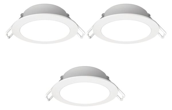 Aigostar- SADA 3xLED Koupelnové podhledové svítidlo 4,8W/230V 4000K IP65 bílá