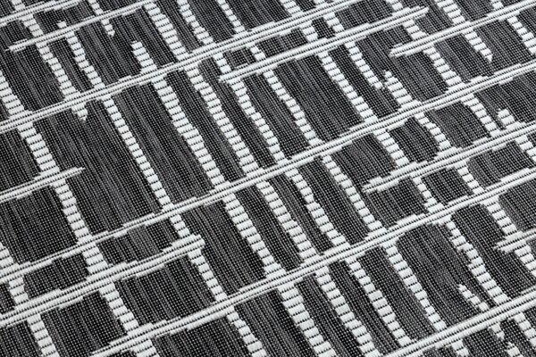 Dywany Łuszczów, Kusový koberec Sion Sisal Trellis 22144 black/ecru – na ven i na doma, 80x150, šedá, chodba / předsíň