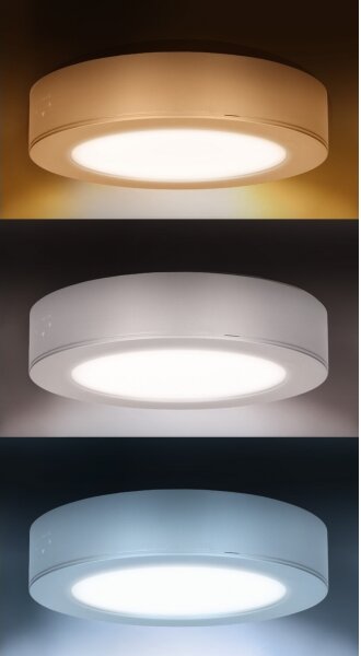 Solight WD240-S - LED Panel 2v1 LED/12W/230V 3000/4000/6000K pr.17cm IP54 stř