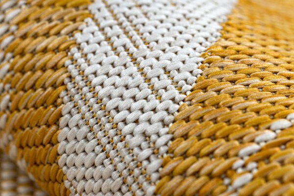 Dywany Łuszczów, Kusový koberec Sion Sisal Marble 22169 ecru/yellow – na ven i na doma, 80x150, žlutá, chodba / předsíň