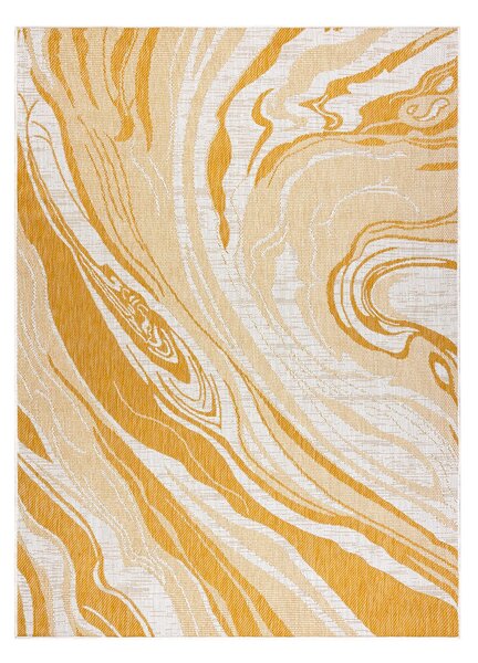 Dywany Łuszczów Kusový koberec Sion Sisal Marble 22169 ecru/yellow – na ven i na doma - 80x150 cm