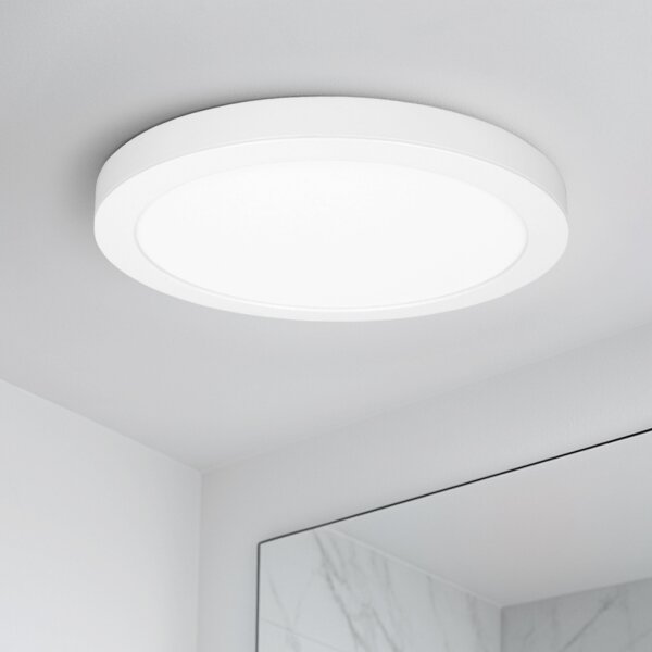 Solight WD242-W - LED Panel 2v1 18W/230V 3000/4000/6000K pr.22,5 cm IP54 bílá