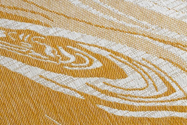 Dywany Łuszczów, Kusový koberec Sion Sisal Marble 22169 ecru/yellow – na ven i na doma, 80x150, žlutá, chodba / předsíň