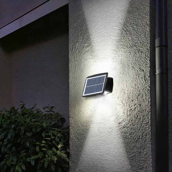 Solight WL917 - LED Solární nástěnné svítidlo LED/3,7V IP44 1200 mAh
