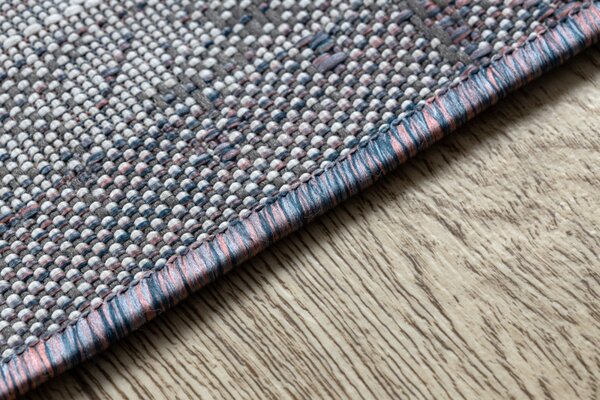 Dywany Łuszczów, Kusový koberec Sion Sisal Ornament 2832 blue/pink/ecru – na ven i na doma, 80x150, šedá, chodba / předsíň
