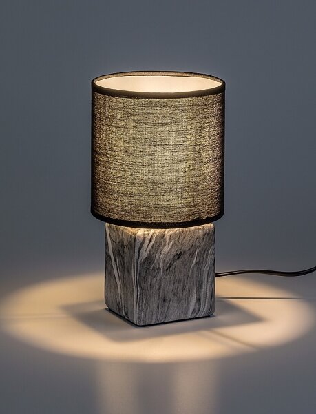 Rabalux 74068 - Stolní lampa NALISA 1xE14/40W/230V černá/dekor mramoru
