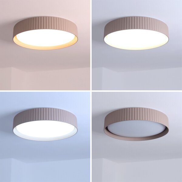 Brilagi - LED Stmívatelné stropní svítidlo LUCIA LED/48W/230V pr. 41 cm hnědá+DO