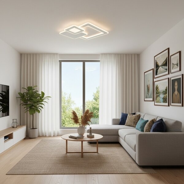 Brilagi - LED Stmívatelné stropní svítidlo MODERN LED/93W/230V 3000-6000K + DO