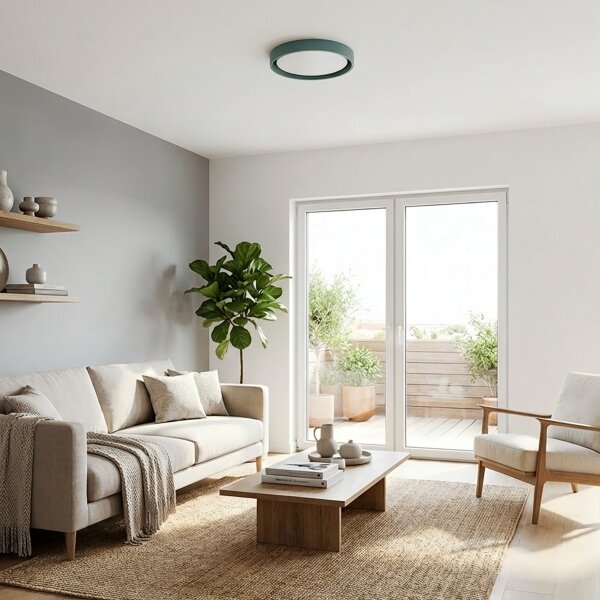 Brilagi - LED Stmív. svítidlo MATTEO LED/48W/230V 3000-6500K pr. 41 cm zelená+DO