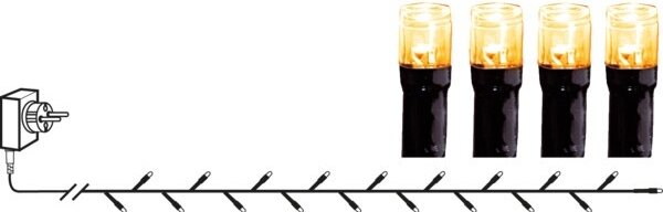 Eglo 410822 - LED Venkovní řetěz GOLDEN 80xLED 10,5m IP44 teplá bílá