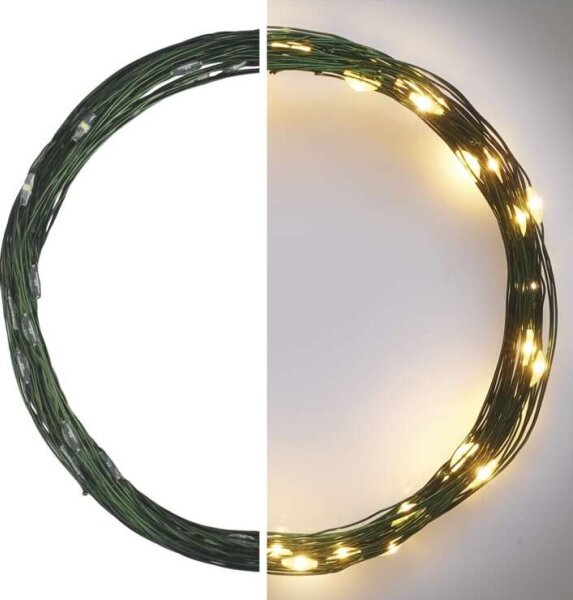 LED venkovní řetěz 40xLED/9m IP44 teplá bílá