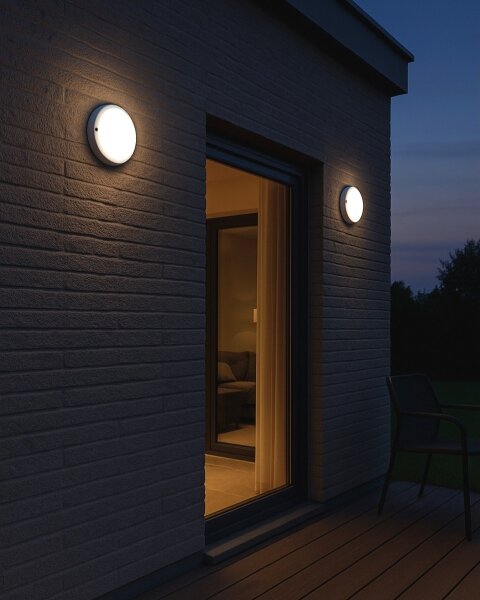 LED Venkovní stropní svítidlo LED/8W/230V 4200K pr. 14 cm IP64 bílá
