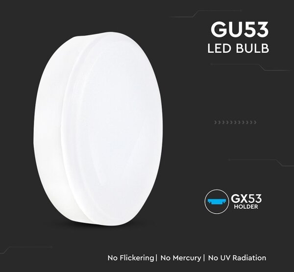 LED Žárovka GX53/6,4W/230V 4000K