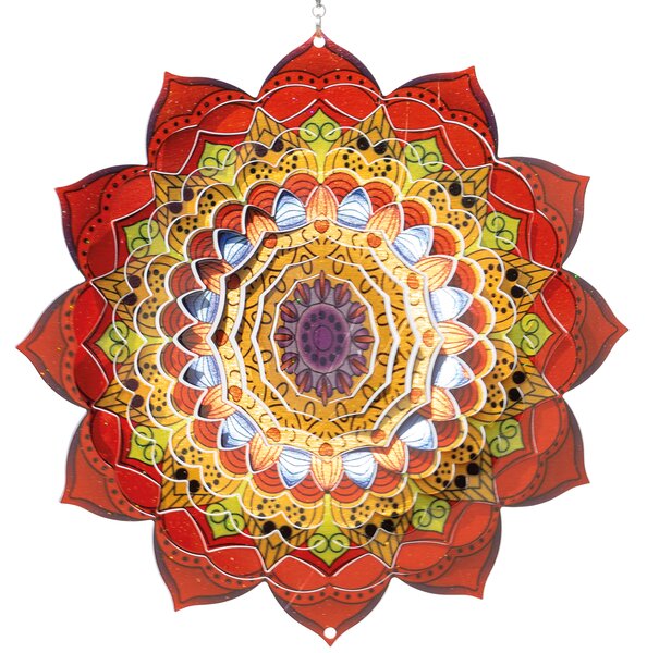 Zahradní větrná dekorace Mandala Bengal 25 cm