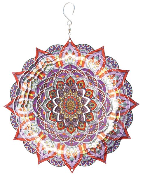 Zahradní větrná dekorace Mandala Kashmir 20 cm