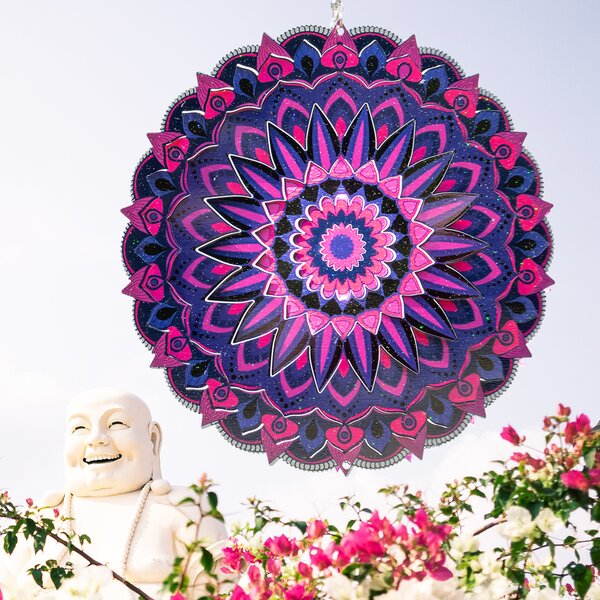 Zahradní větrná dekorace Mandala Tamil 25 cm