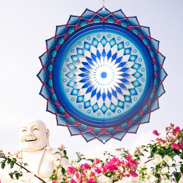Zahradní větrná dekorace Mandala Assam 25 cm