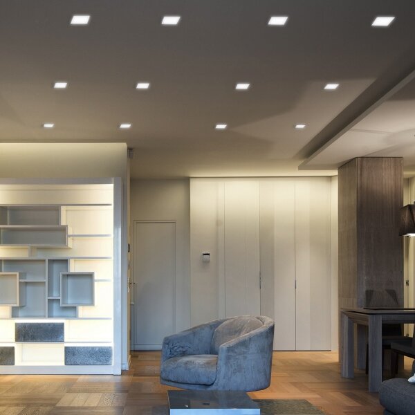 Solight WD147 - LED Podhledové svítidlo 6W/230V 3000/4000/6000K 12x12 cm bílá
