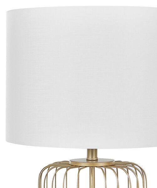 Stolní lampa THOUET Kov Zlatá