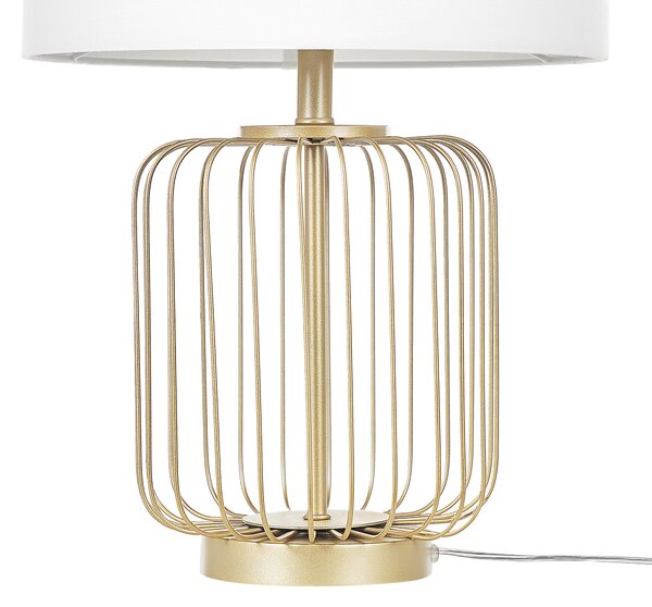 Stolní lampa THOUET Kov Zlatá