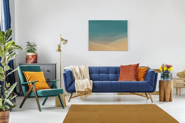 Associated Weavers, Kusový koberec Softissimo gold, 115x170, žlutá, ložnice