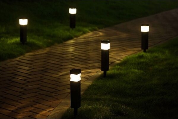 LED Solární lampa MARTIN LED/1,2V 150 mAh IP44 černá
