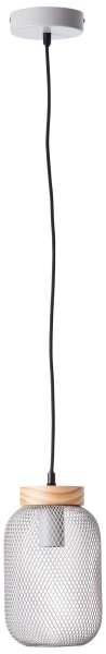Brilliant - Lustr na lanku GIADA 1xE27/40W/230V pr. 16 cm šedá