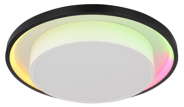 Globo 41390-21 - LED RGBW Stmívatelné stropní svítidlo MORGAN LED/21W/230V + DO