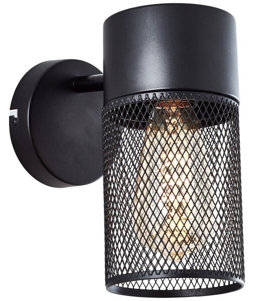 Brilliant - Nástěnné bodové svítidlo KAMOLO 1xE27/40W/230V černá