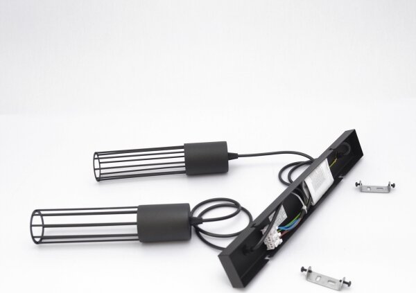 Lustr na lanku MELODY 2xE27/15W/230V černá