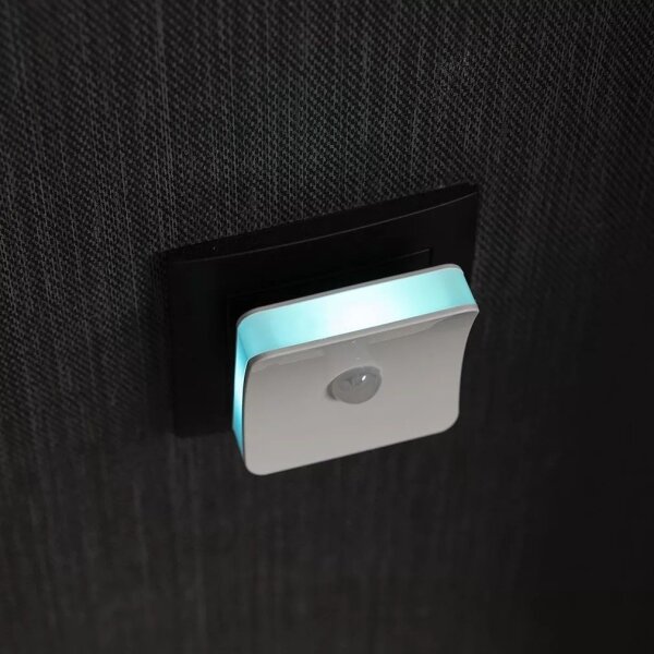 Osram-LED RGB Orientační svítidlo do zásuvky se senzorem LUNETTA LED/0,3W/230