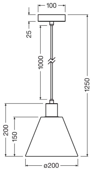 Ledvance - Lustr na lanku DECOR RAFFIA 1xE27/15W/230V rafie
