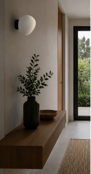 BRILAGI - Nástěnné svítidlo PEBBLES 1xE27/40W/230V pr. 20 cm černá