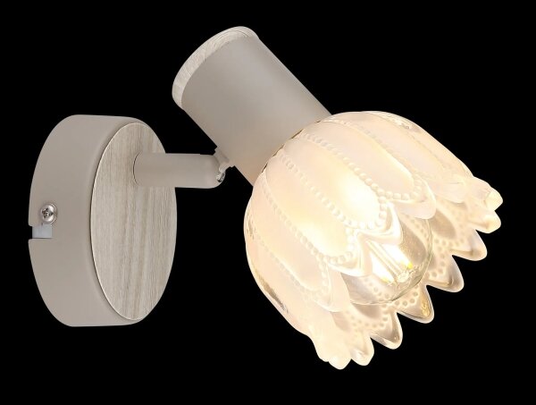 Globo 54317-1 - Nástěnné bodové svítidlo PLANTA 1xE14/40W/230V