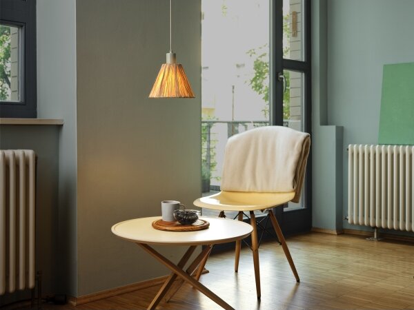 Ledvance - Lustr na lanku DECOR RAFFIA 1xE27/15W/230V rafie