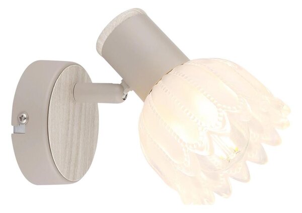 Globo 54317-1 - Nástěnné bodové svítidlo PLANTA 1xE14/40W/230V