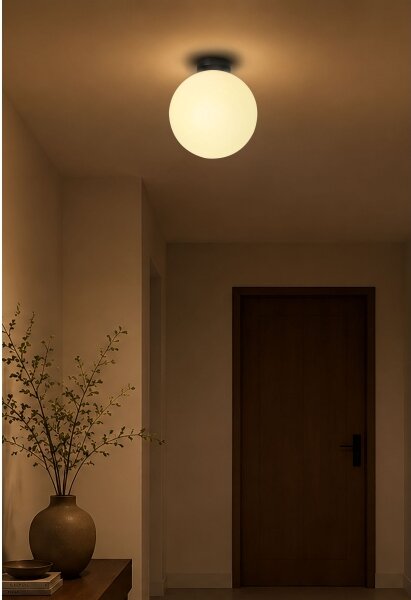 BRILAGI - Stropní svítidlo POLOS 1xE27/40W/230V pr. 30 cm černá