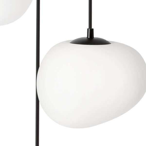 BRILAGI - Lustr na lanku PEBBLES 3xE27/40W/230V pr. 42 cm černá