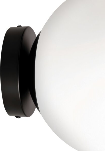 BRILAGI - Nástěnné svítidlo POLOS 1xE27/40W/230V pr. 20 cm černá