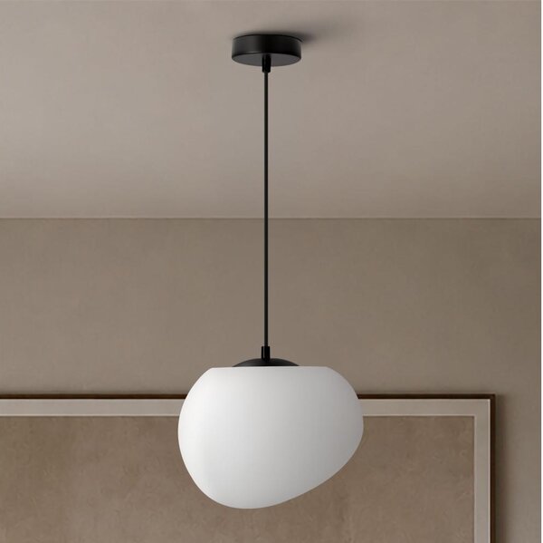 BRILAGI - Lustr na lanku PEBBLES 1xE27/40W/230V pr. 25 cm černá