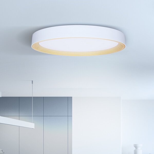 Brilagi - LED Stmívat. stropní svítidlo LARIOS LED/72W/230V bílá pr. 59 cm + DO
