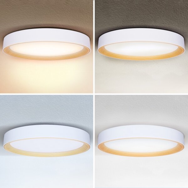 Brilagi - LED Stmívat. stropní svítidlo LARIOS LED/72W/230V bílá pr. 59 cm + DO