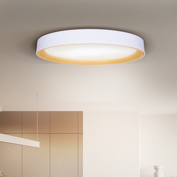 Brilagi - LED Stmívat. stropní svítidlo LARIOS LED/72W/230V bílá pr. 59 cm + DO