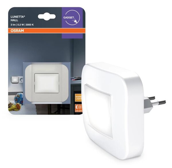 Osram - LED Noční světlo se senzorem soumraku LUNETTA LED/0,2W/230V