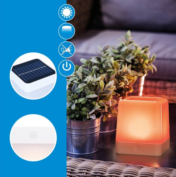 Grundig - LED RGB Solární lampa LED/3,7V