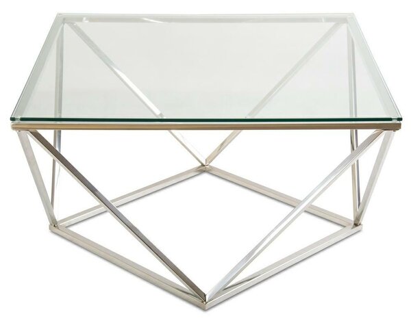 DekorStyle Konferenční stolek Diamanta Silver