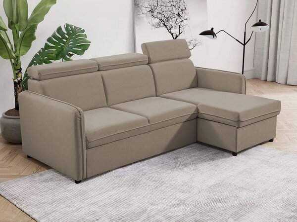 Rohová rozkládací sedací souprava GRANGE - šedá 2